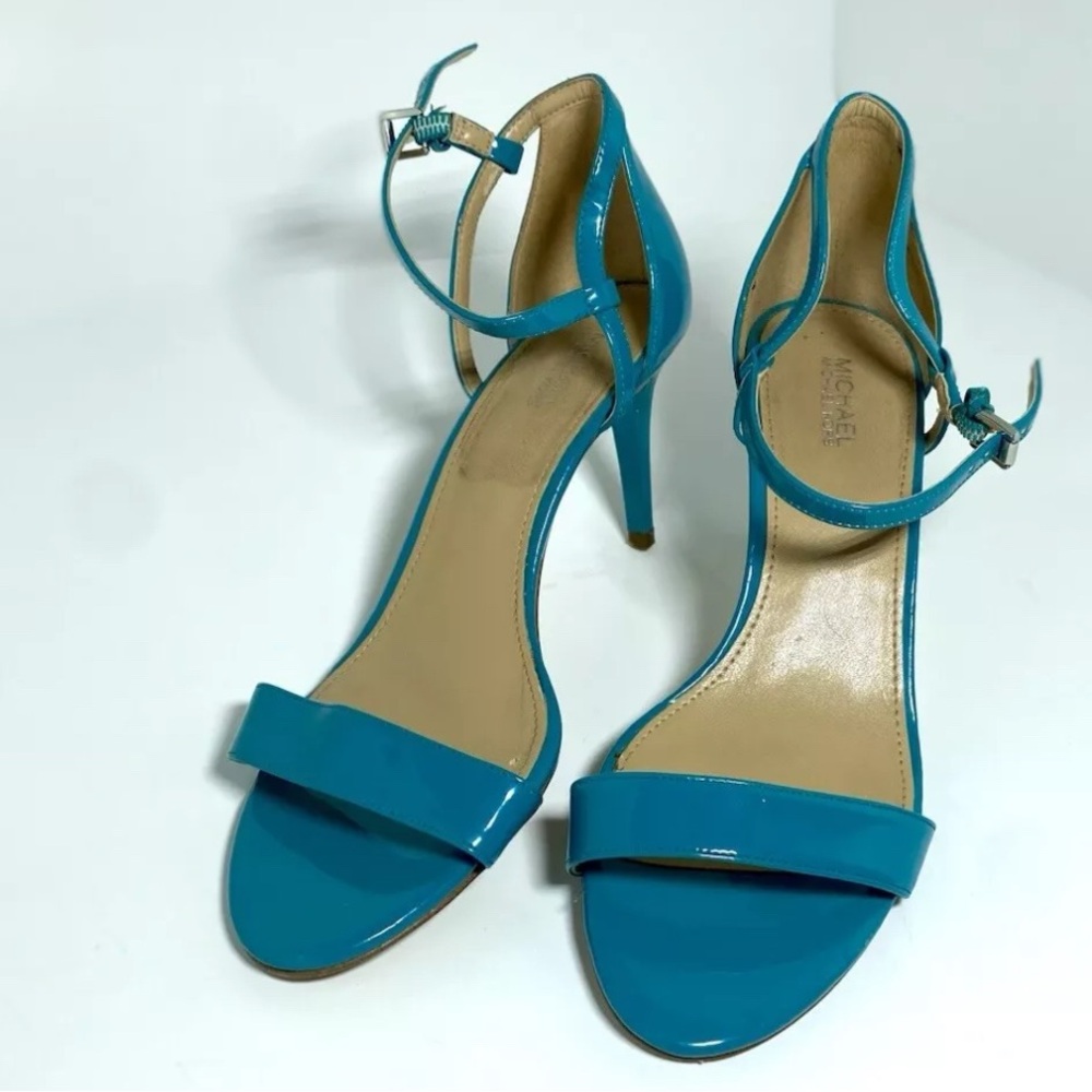 Michael Kors Women's Blue Heeled Sandals